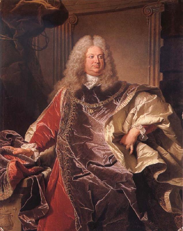 Hyacinthe Rigaud Count Philipp Ludwing Wenzel of Sinzendorf oil painting picture